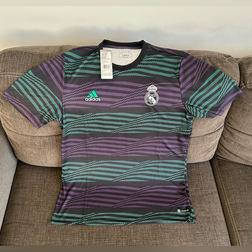 Adidas Authentic Real Madrid 2022/2023 Pre-Match Jersey HT8799 Men’s Sz: L